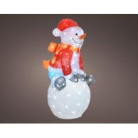 Led sneeuwpop H70 cm 100 lamps