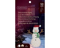 Sneeuwpop LED 107 cm 50 lamps warm wit - afbeelding 2