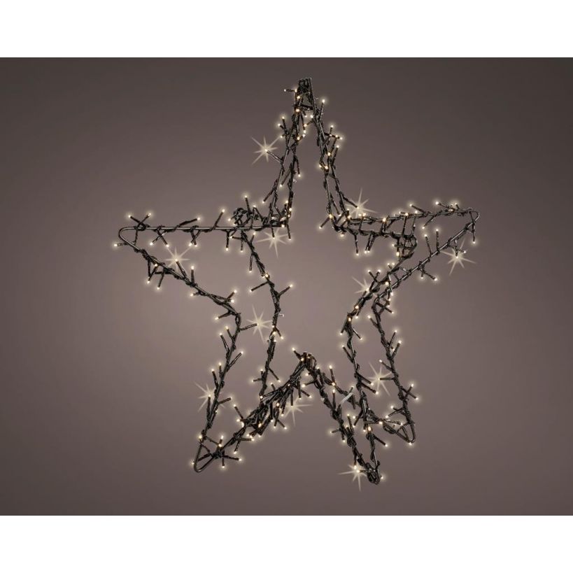 Led ster 3D 98 cm 400 lamps warm wit