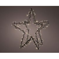 Led ster 3D 98 cm 400 lamps warm wit - afbeelding 1