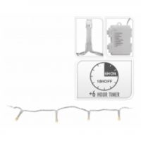 Led verlichting 24 lamps op batterijen warm wit
