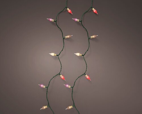 Led vintage lights peer 120 lamps multi colour - afbeelding 1