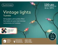 Led vintage lights peer 120 lamps multi colour - afbeelding 2