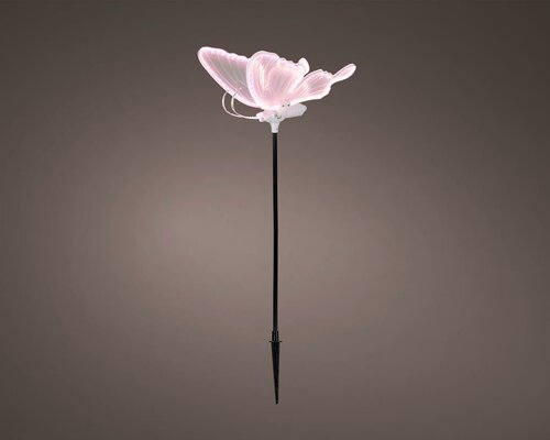Vlinder met beweging 90 cm 322 lamps wit /violet - afbeelding 1
