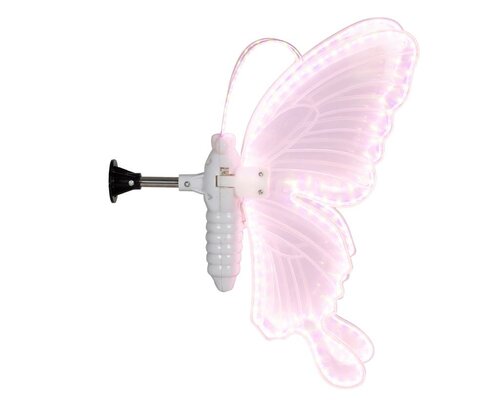 Vlinder met beweging 90 cm 322 lamps wit /violet - afbeelding 3