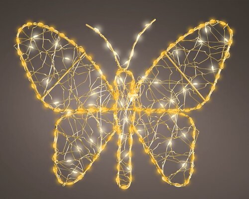 Vlinder microled 155 lamps warm wit / klassiek warm - afbeelding 1