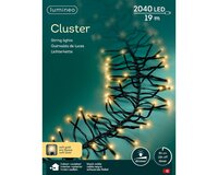 Clusterverlichting led 2040 lampjes soft gold - afbeelding 2