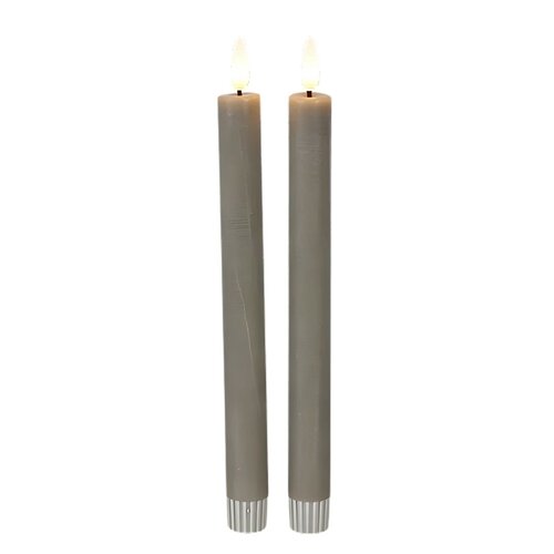 Dinerkaars led Lyon 24 cm grijs
