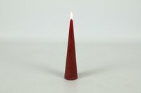 Ledkaars kegel Lyon D 5 cm H 25 cm rood