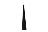 Ledkaars kegel Lyon D 5 cm H 29,5 cm zwart