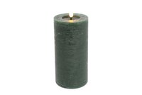 Led kaars Lyon D 7,5 H 15 cm dennen groen
