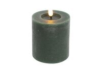 Led kaars Lyon D 7,5 H 8 cm dennen groen
