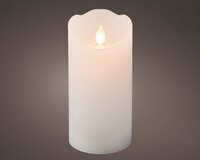 Led kaars wax vlam verlichting 15 cm wit
