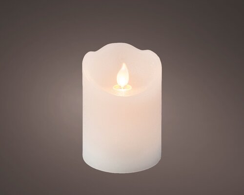 Led kaars wax vlam verlichting 10 cm wit