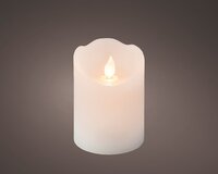 Led kaars wax vlam verlichting 10 cm wit