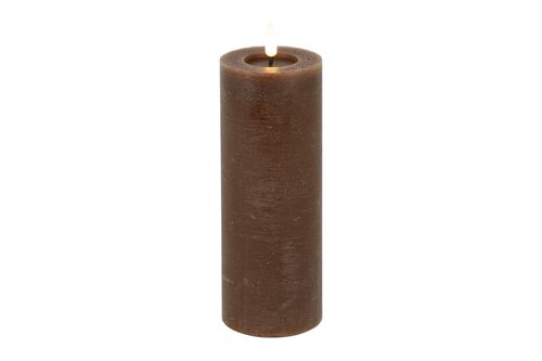 Ledkaars lyon XL D7,5H20 cm bruin