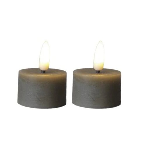 Led theelicht Lyon grijs