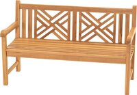 Lesli bank teak cross 150 cm - afbeelding 1