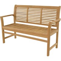 Lesli bank teak stripe 142 cm