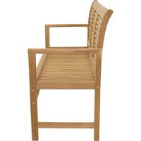 Lesli bank teak stripe 142 cm - afbeelding 2