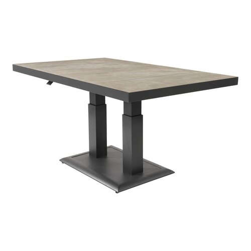 Lesli loungetafel verstelbaar Murcia Negro 140x85 cm - afbeelding 1