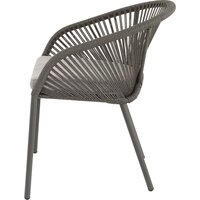 Lesli stapelstoel hirado grijs - afbeelding 2