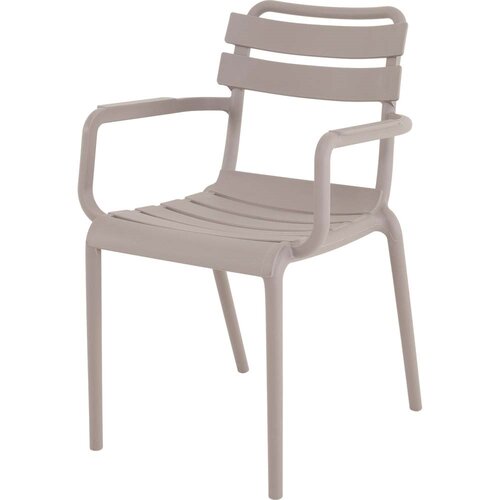 Lesli stapelstoel torvi taupe - afbeelding 1