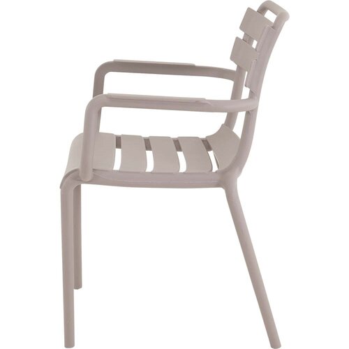 Lesli stapelstoel torvi taupe - afbeelding 2