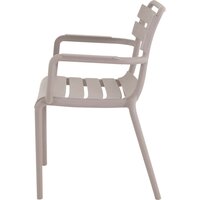 Lesli stapelstoel torvi taupe - afbeelding 2