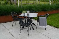 Lesli tafel crest 90 x 90 x 73 cm - afbeelding 2