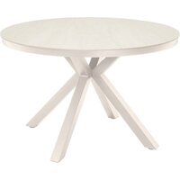 Lesli tafel davos crema 118cm
