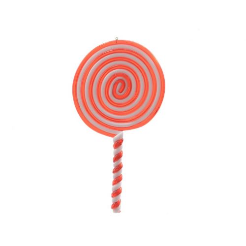 Lolly plastic hanger rood wit