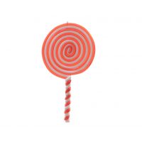 Lolly plastic hanger rood wit
