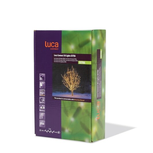 Luca Connect XP clear 50 lampjes 5m extra