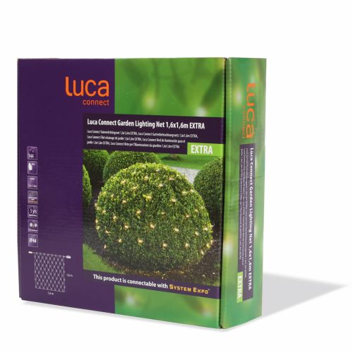 Luca connect xp Net clear 144 lampjes 1,6x1,6m - afbeelding 2