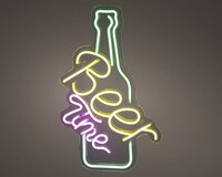 Lumineo Led neon usb-c beer time 29 x 38 cm multicolor - afbeelding 1
