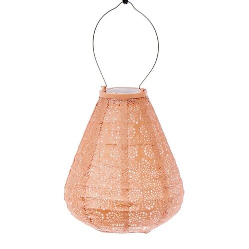Lumiz solar lampion Fiore 20 cm apricot
