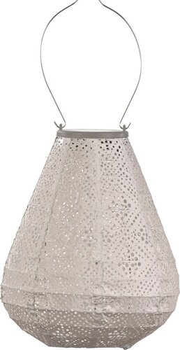 Lumiz solar lampion Topaze 20 cm licht taupe