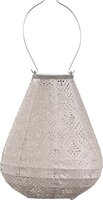 Lumiz solar lampion Topaze 20 cm licht taupe