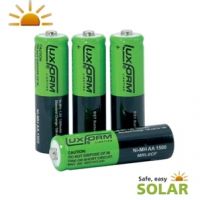 Luxform solar batterij 800 mah AA 4 stuks - afbeelding 1