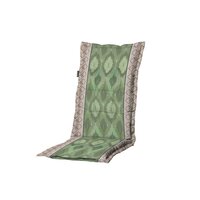 Madison zitkussen hoge rug Ikatin green 123 x 50