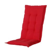 Madison zitkussen panama hoge rug rood 123 x 50