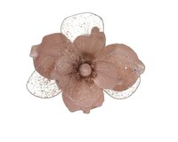 Magnolia op clip 26 cm poeder roze