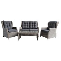 MeSaMi ibiza lounge dining set kobo grey