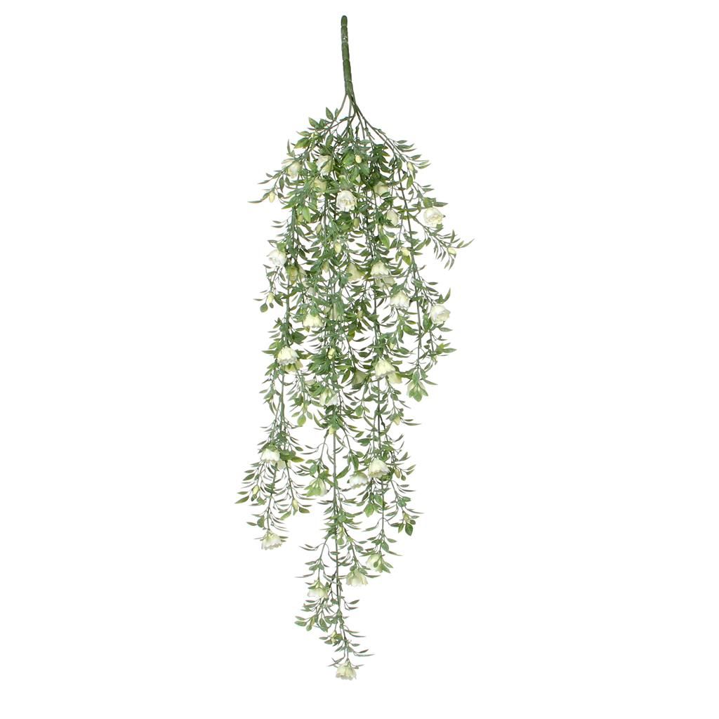 Mica roos hang 73 cm creme