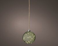 Micro led bal 14cm groen warm wit - afbeelding 2