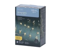 Microled kerstverlichting 240 lamps klassiek warm - afbeelding 2