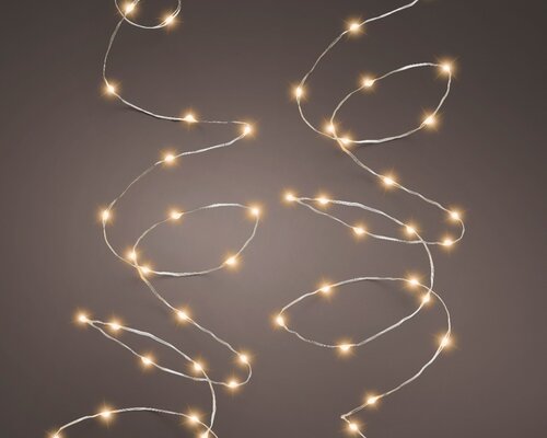 Microled kerstverlichting 120 lamps klassiek warm - afbeelding 1