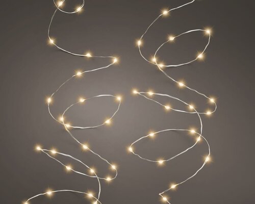 Microled kerstverlichting 180 lamps klassiek warm - afbeelding 1