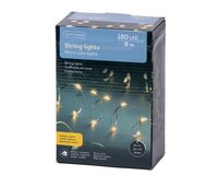 Microled kerstverlichting 180 lamps klassiek warm - afbeelding 2